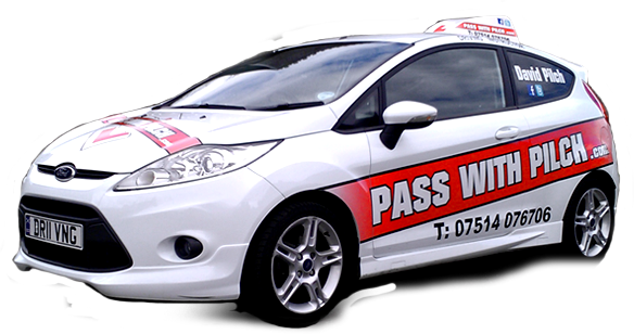 Pass with Pilch - driving instructors car for learner drivers